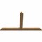 Ekena Millwork Portland Timber Gable Bracket, Western Red Cedar, 72"W x 42"H x 1 1/2"D x 5 1/2"F, 14/12 Pitch GBW072X42X0206POR00SWR - alternate 5